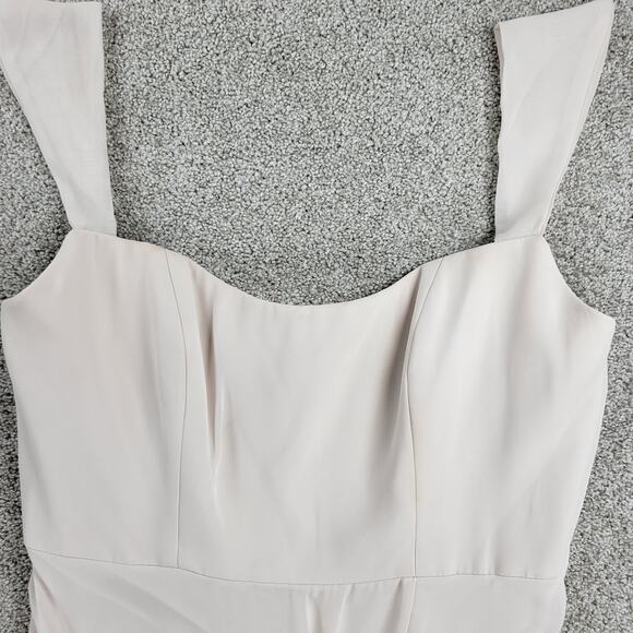 After Six Formal Dress Womens 10R Oat Chiffon Full Length Bridesmaid Evening - Picture 10 of 16